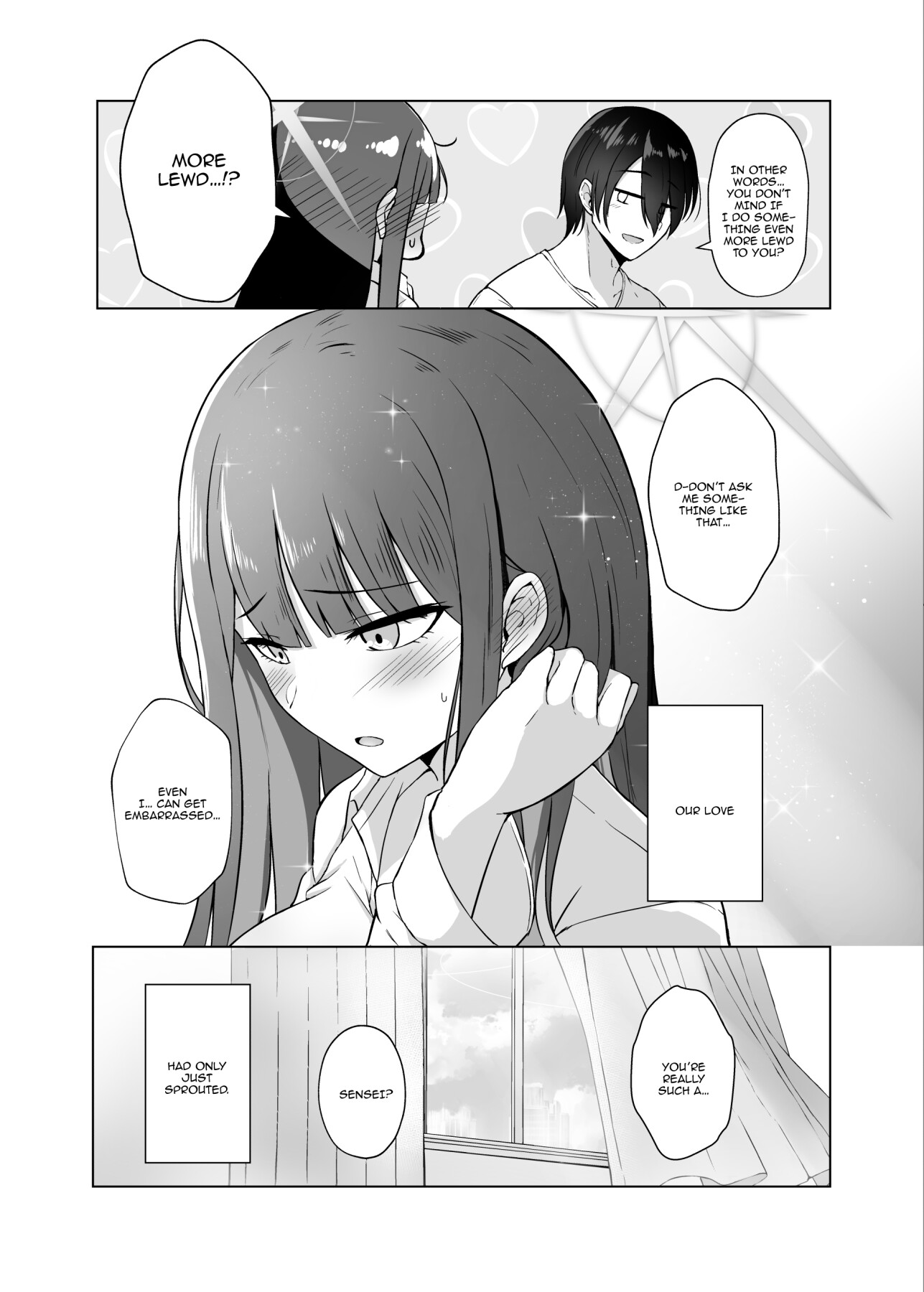 Hentai Manga Comic-Saori Yearns For Love - I LOVE + Saori And Sensei From Now On-Read-26